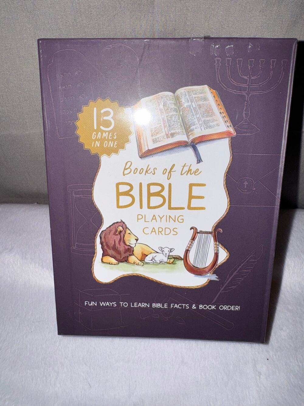 Not Consumed Books of the Bible Playing Cards 13 Games Christian Bible Game, NIB